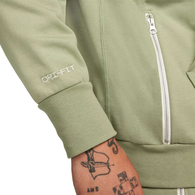 Nike Ja Morant Mens Dri-FIT Pullover Basketball Hoodie, Green, rebel_hi-res