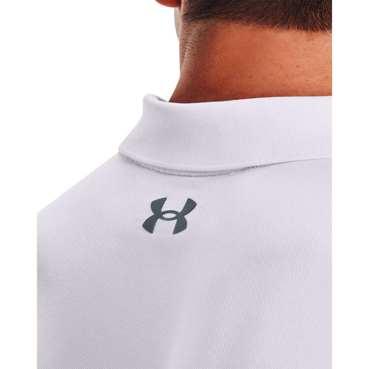 Under Armour Mens Performance 3.0 Polo Shirt White XL, White, rebel_hi-res