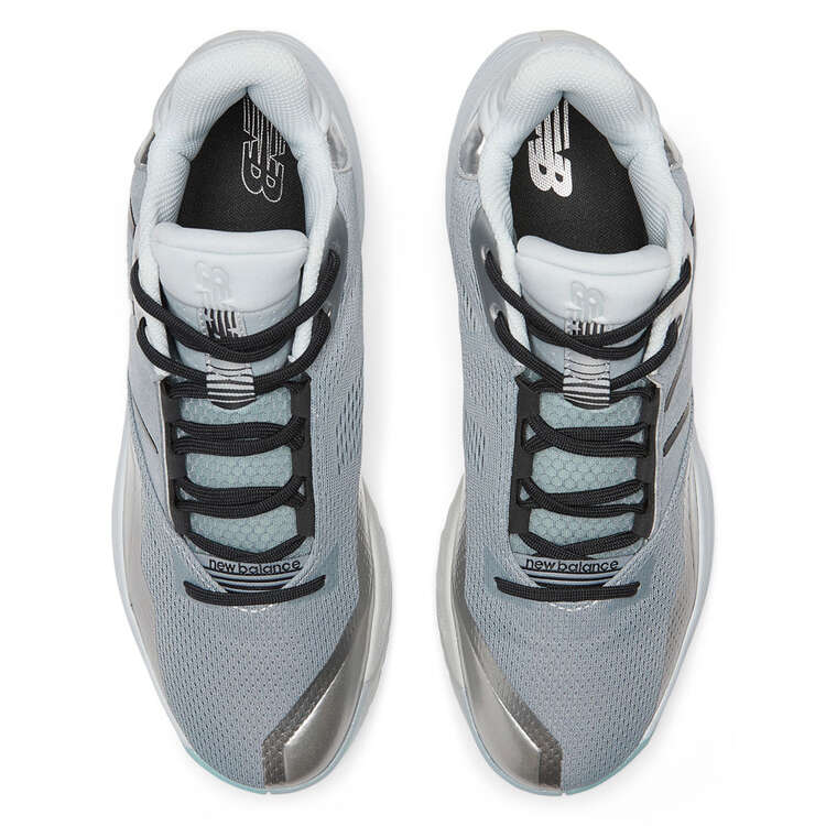 New Balance TWO WXY V4 Steel Basketball Shoes, Grey/White, rebel_hi-res