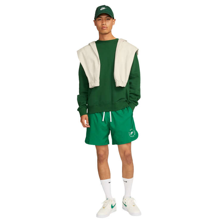 Nike Mens Club Woven Lined Flow Shorts, Green, rebel_hi-res