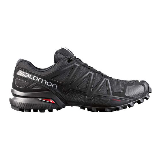 Salomon 4 Mens Trail Running Shoes Black US 9 | Rebel