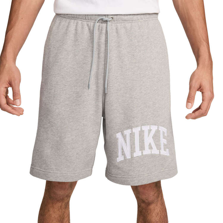 Nike Club Fleece Mens French Terry Shorts, Smoke, rebel_hi-res