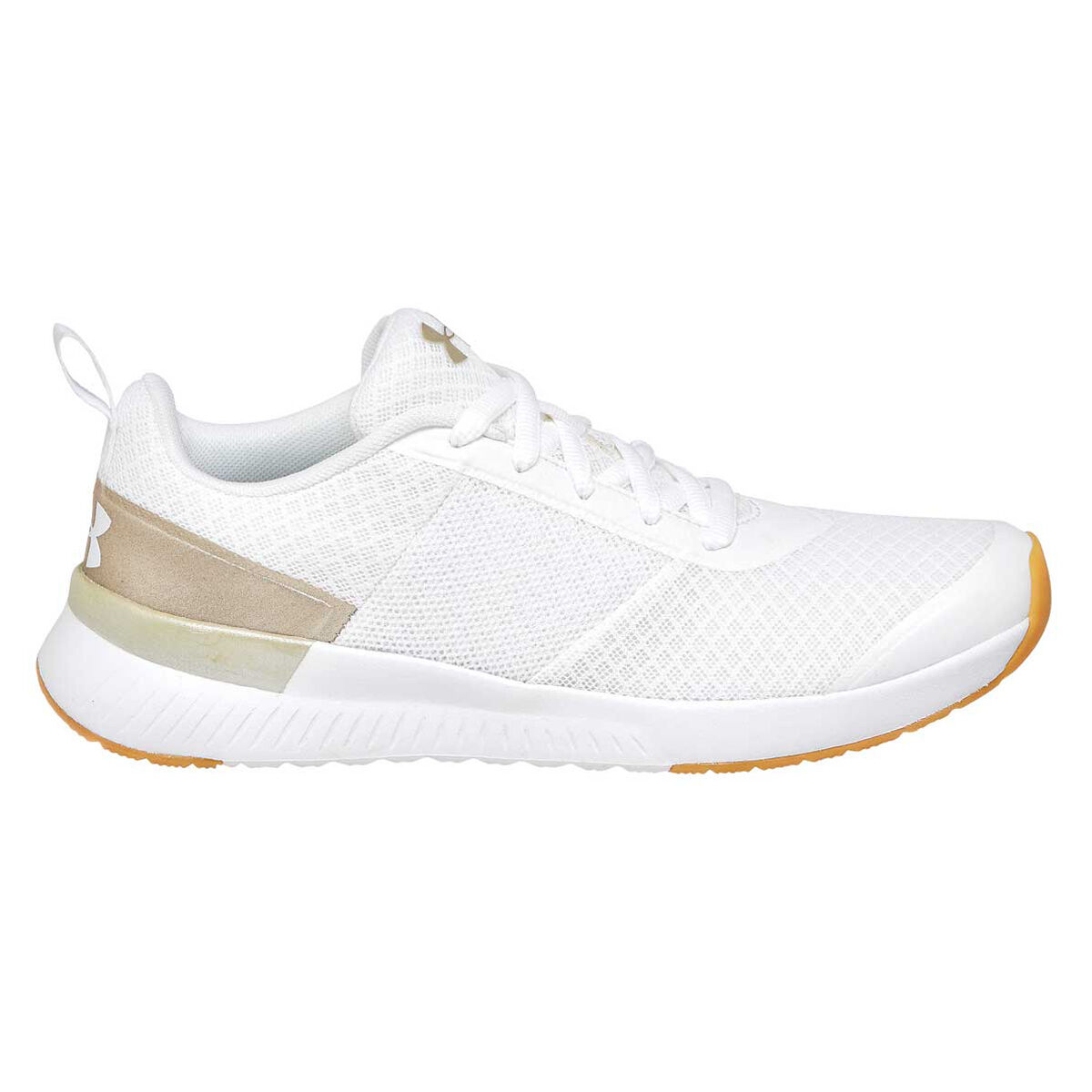 under armour womens white running shoes