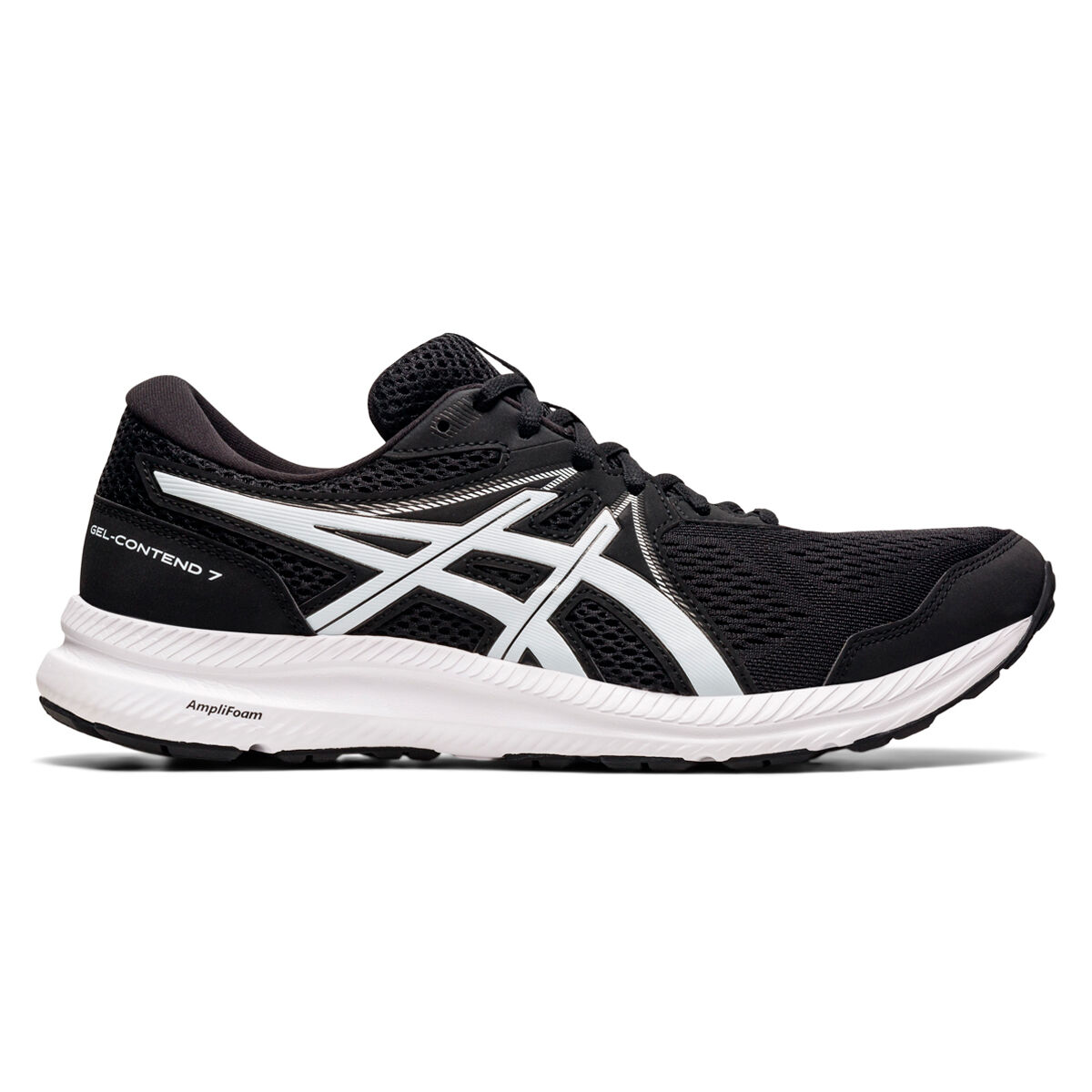 asics shoes black and white