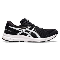 Asics GEL Contend 7 Mens Running Shoes Black/White US 7, Black/White, rebel_hi-res
