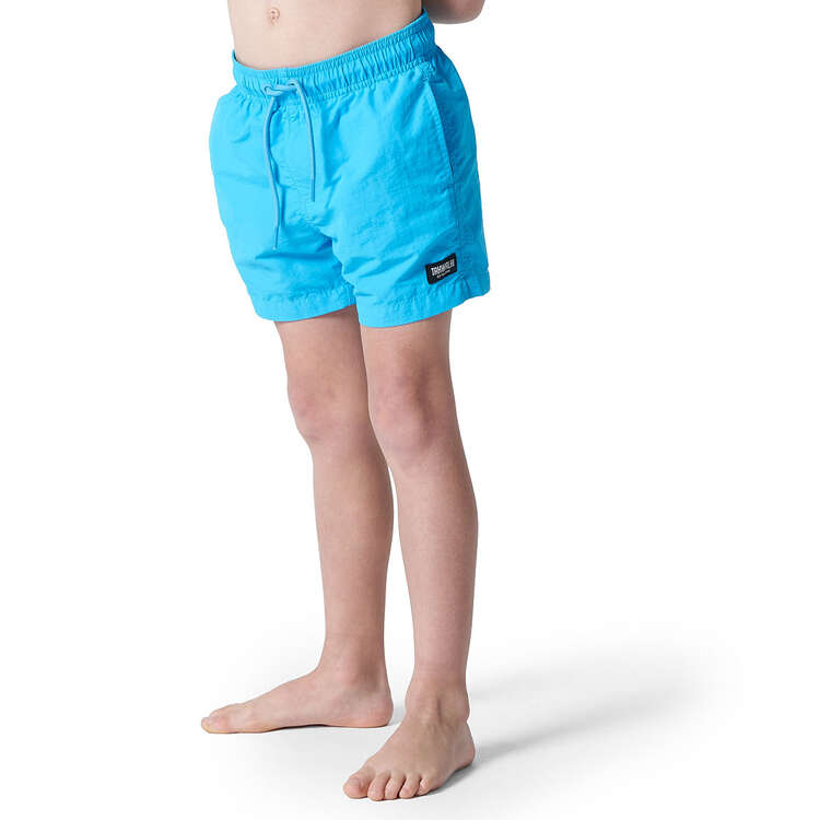 Tahwalhi Junior Boys Pool Shorts, Blue, rebel_hi-res