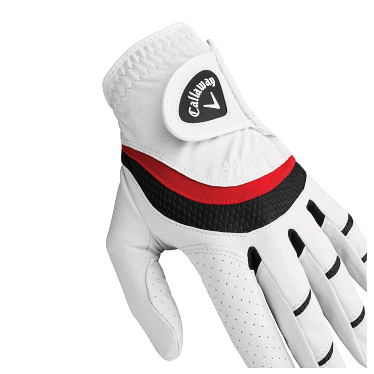 Callaway Fusion Pro Left Hand Golf Glove White S, White, rebel_hi-res