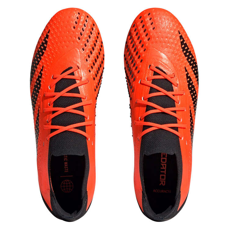 adidas Predator Accuracy .1 Low Football Boots, Orange/Black, rebel_hi-res