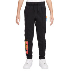 Nike Boys LBJ Graphic Pants Black XS, Black, rebel_hi-res