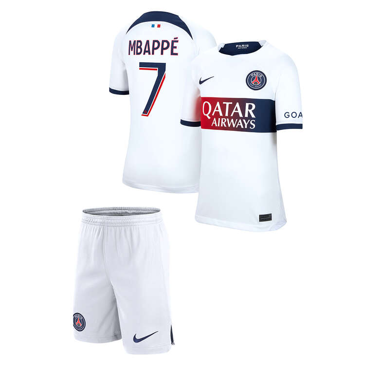 Kylian Mbappé Youth Paris Saint-Germain 2023/24 Away Jersey with Shorts Set, , rebel_hi-res