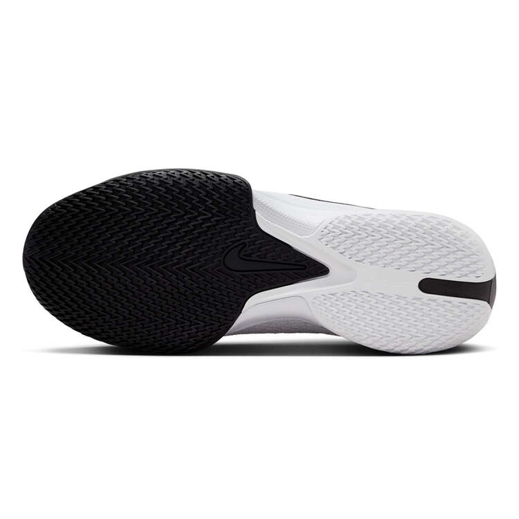 Nike Air Zoom G.T. Cut Academy Basketball Shoes, White/Black, rebel_hi-res
