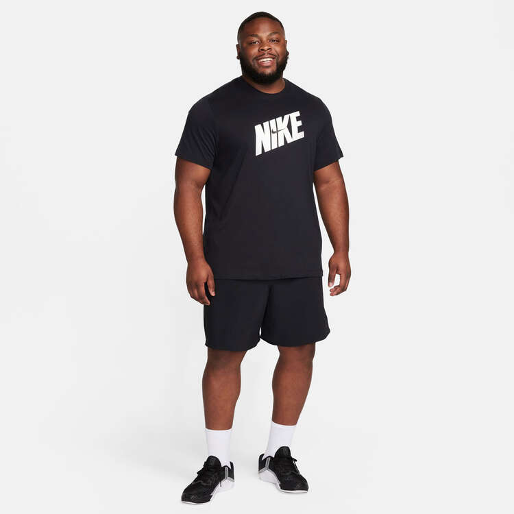 Nike Mens Dri-FIT Fitness Tee, Black, rebel_hi-res