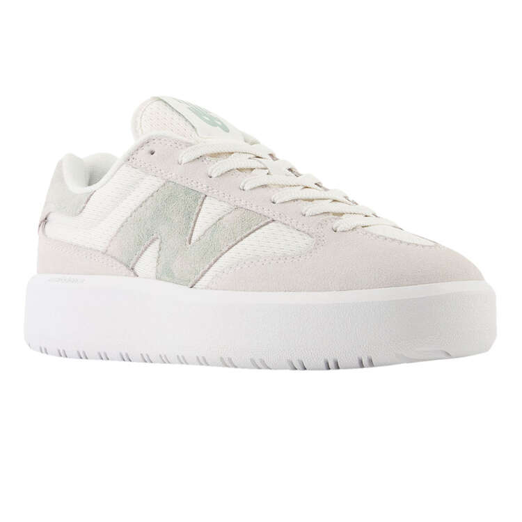 New Balance CT302 Casual Shoes, White/Green, rebel_hi-res