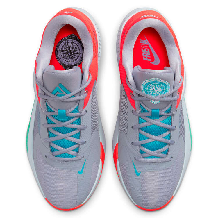 Nike Zoom Freak 4 Basketball Shoes, Purple/Blue, rebel_hi-res