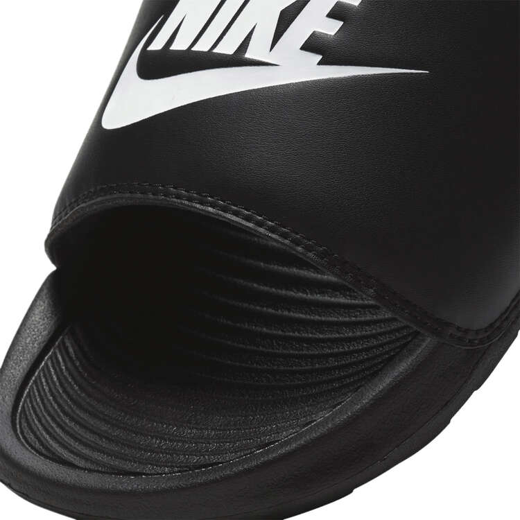 Nike Victori One Womens Slides, Black/White, rebel_hi-res