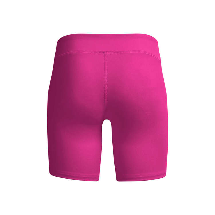 Under Armour Girls Motion Bike Shorts Pink XS, Pink, rebel_hi-res
