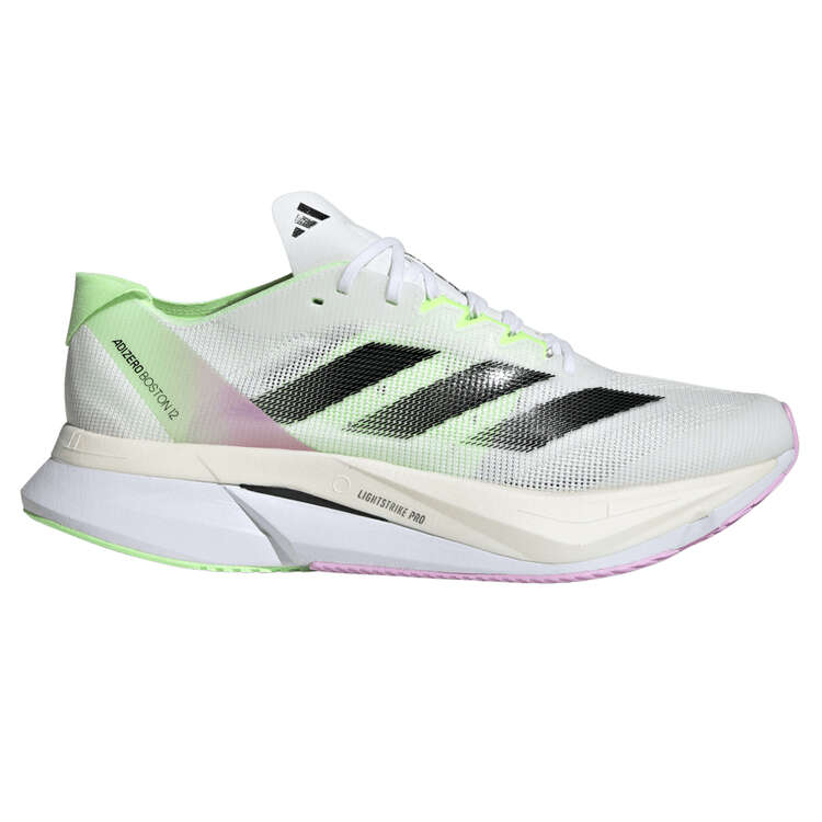 adidas Adizero Boston 12 Mens Running Shoes Green/Purple US 7, Green/Purple, rebel_hi-res