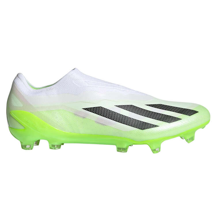 adidas X Crazyfast .1 Laceless Football Boots, White/Black, rebel_hi-res