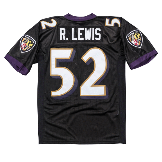 Baltimore Ravens Ray Lewis Mens Legacy Jersey, Black, rebel_hi-res