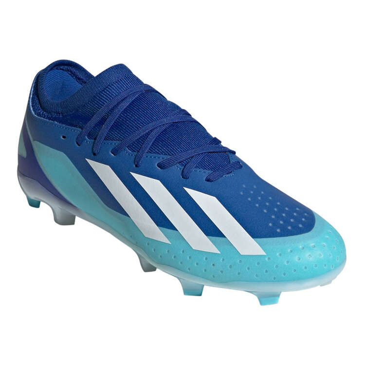 adidas X Crazyfast .3 Football Boots, Blue/White, rebel_hi-res