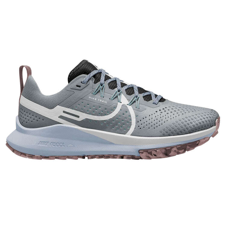 Nike Pegasus Trail 4 Womens Trail Running Shoes, Grey/Blue, rebel_hi-res