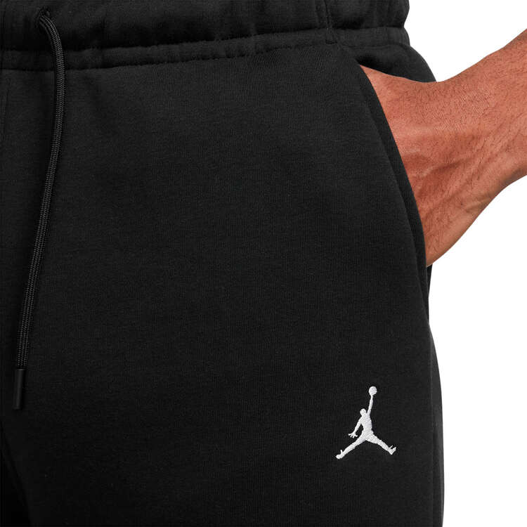 Jordan Mens Essential Fleece Pants, Black/White, rebel_hi-res