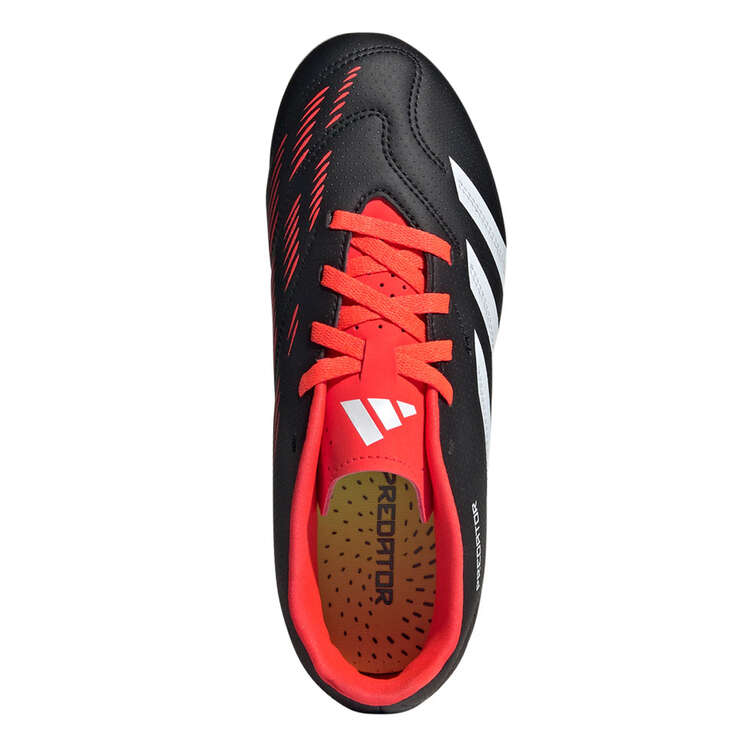 adidas Predator 24 Club Kids Football Boots, Black/White, rebel_hi-res