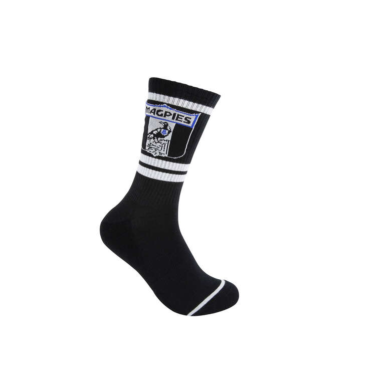 Collingwood Magpies Sneaker Socks 2 Pack, , rebel_hi-res
