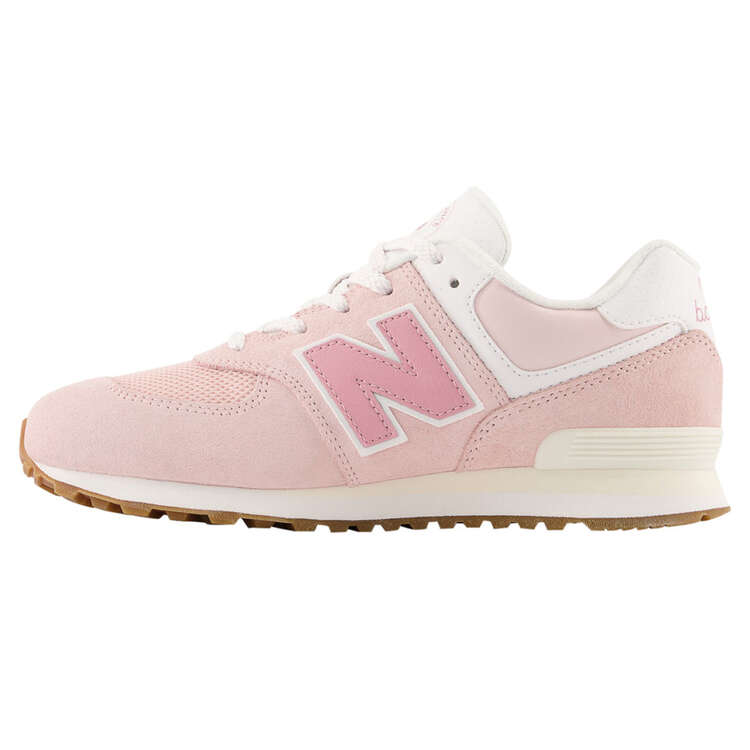 New Balance 574 GS Kids Casual Shoes, Pink, rebel_hi-res