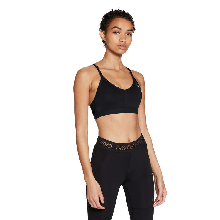 Nike Womens Dri-FIT Indy Padded Sports Bra Black XS, Black, rebel_hi-res