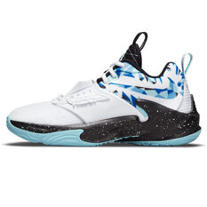 Nike Zoom Freak 3 Kids Basketball Shoes White/Black US 4, White/Black, rebel_hi-res