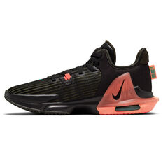 Nike LeBron Witness 6 Basketball Shoes Black/Silver US 7, Black/Silver, rebel_hi-res