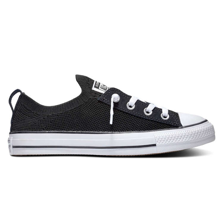 Converse Chuck Taylor All Star Shoreline Knit Low Top Womens Casual Shoes Black / White US 5, Black / White, rebel_hi-res