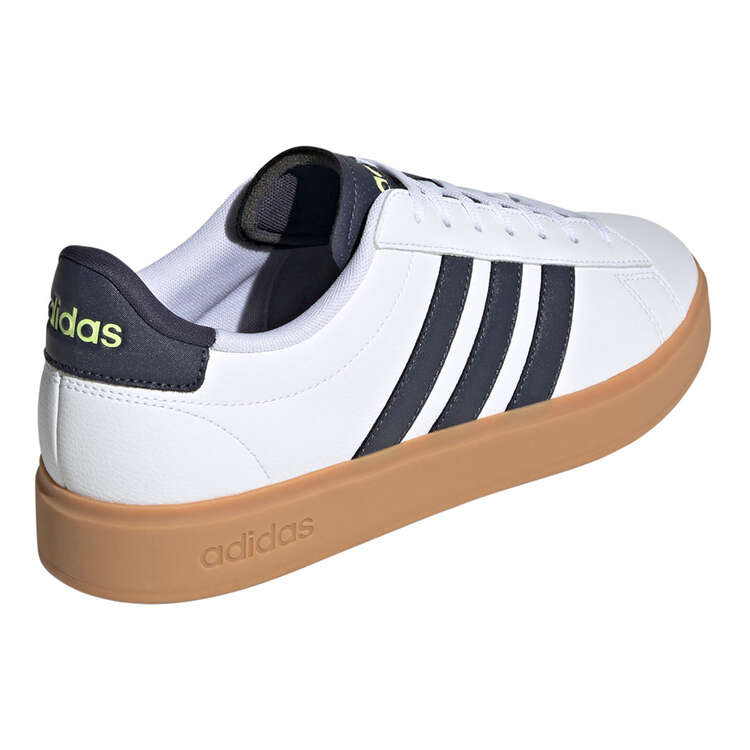 adidas Grand Court 2.0 Mens Casual Shoes, White/Blue, rebel_hi-res