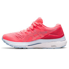 Asics GEL Kayano 28 Womens Running Shoes Coral/Blue US 7, Coral/Blue, rebel_hi-res