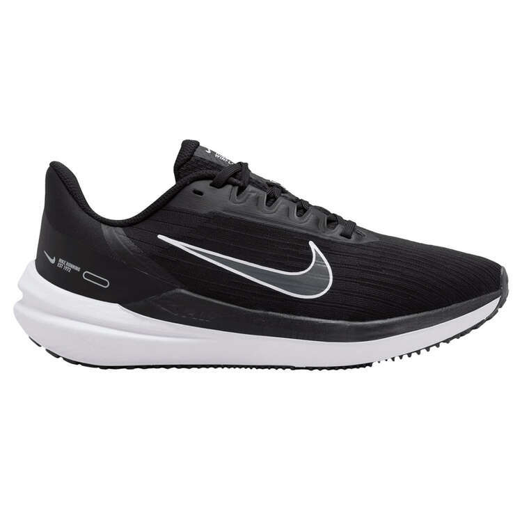 Nike Air Winflo 9 Womens Running Shoes, Black/Grey, rebel_hi-res