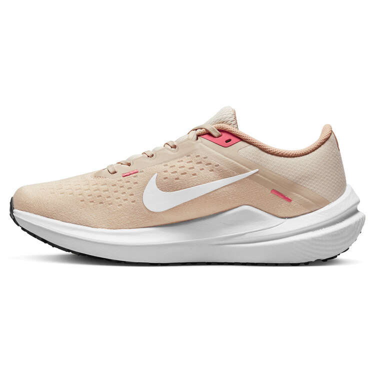 Nike Air Winflo 10 Womens Running Shoes Tan/White US 6, Tan/White, rebel_hi-res