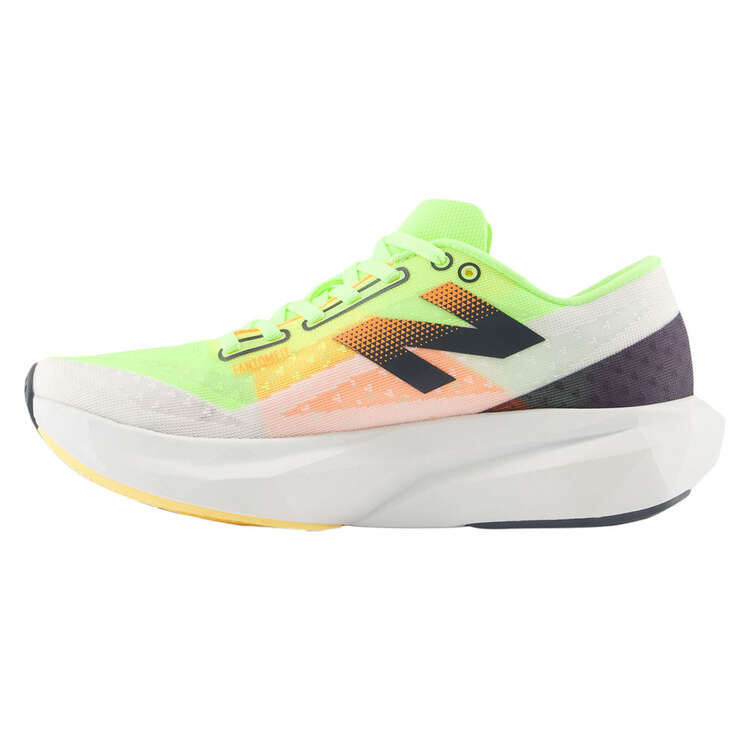 New Balance FuelCell Rebel V4 Womens Running Shoes White/Black US 6, White/Black, rebel_hi-res