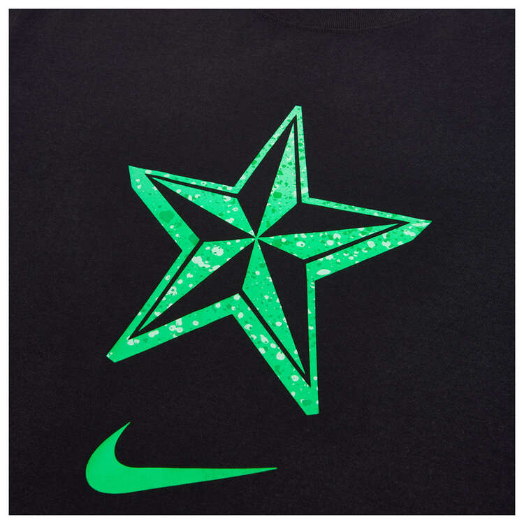 Nike Mens Melbourne Stars Evergreen Tee Black S, Black, rebel_hi-res