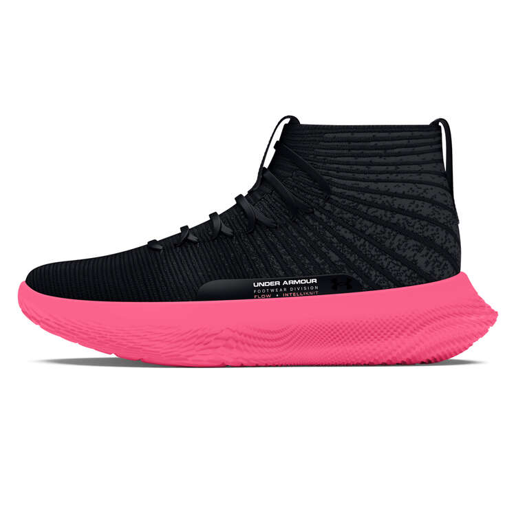 Under Armour Flow FUTR X Elite Basketball Shoes, Black/Pink, rebel_hi-res