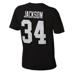 Oakland Raiders Bo Jackson Mens Legend Tee Black S, Black, rebel_hi-res