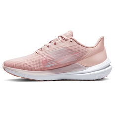 Nike Air Winflo 9 Womens Running Shoes, Pink/White, rebel_hi-res