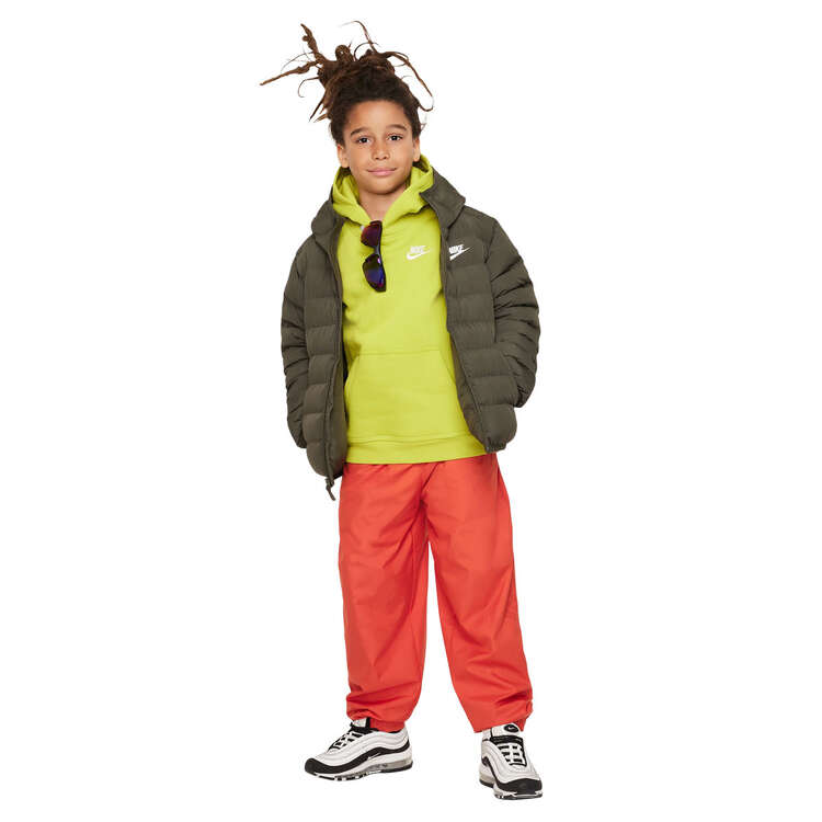 Nike Kids Sportswear Synthetic Fill Hooded Jacket, Khaki, rebel_hi-res