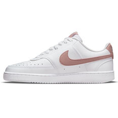 Nike Court Vision Low Next Nature Womens Casual Shoes White/Pink US 5, White/Pink, rebel_hi-res