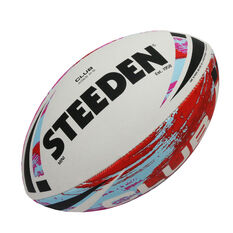 Steeden Club Rugby League Ball Multi Mini, Multi, rebel_hi-res
