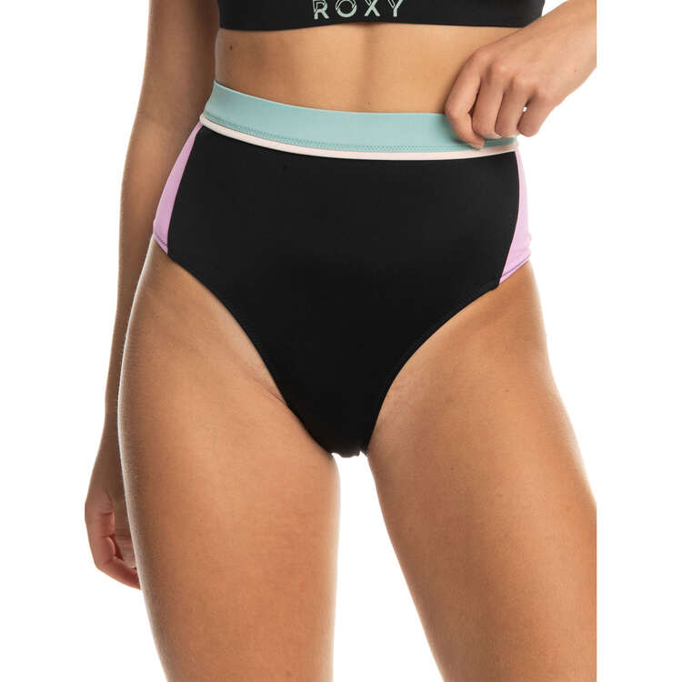 Roxy Womens Active High Waist Bikini Bottoms, , rebel_hi-res