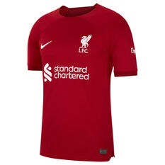 Nike Liverpool FC Mens 2022/23 Replica Home Jersey Red S, Red, rebel_hi-res
