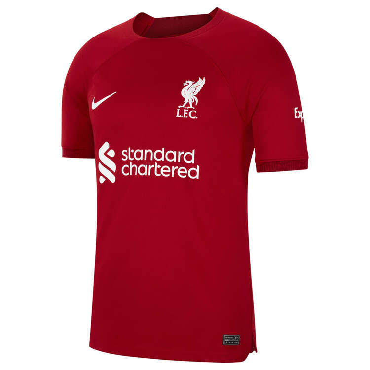 Nike Liverpool FC Mens 2022/23 Replica Home Jersey Red XL, Red, rebel_hi-res