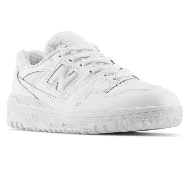 New Balance BB550 GS Kids Casual Shoes, White, rebel_hi-res