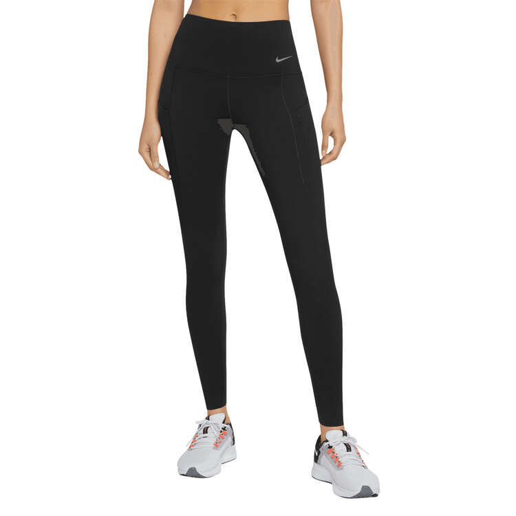 Nike Womens Go Firm-Support High-Waisted Tights Black XS, Black, rebel_hi-res